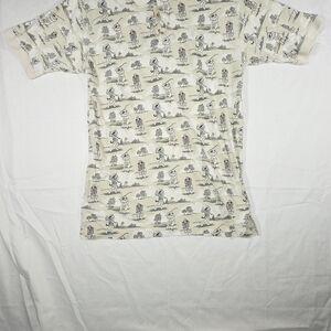 Big Dogs Cream Graphic Polo Shirt